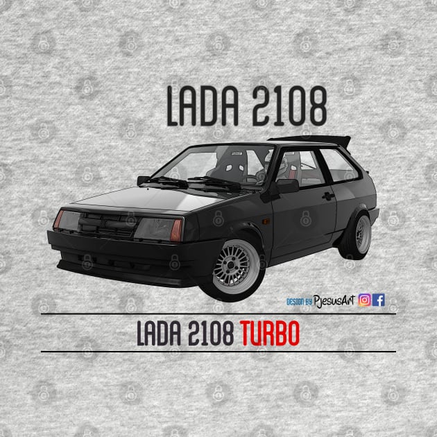 Lada 2108 Turbo Black by PjesusArt